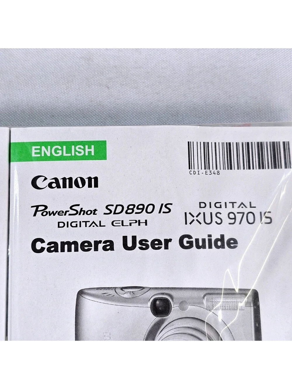 Canon PowerShot SD890 IS Digital ELPH IXUS 970 IS Camera User Guide Manuals Set